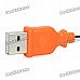 High Speed USB 2.0 Micro SD / TF Card Reader - Orange High Speed USB 2.0 Micro SD / TF Card Reader - Orange