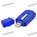 Multi-Function USB 2.0 Card Reader - Blue Multi-Function USB 2.0 Card Reader - Blue