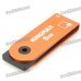 Genuine Kingmax 360 Degree Rotation USB Flash Drive with Strap - Orange (8GB)