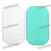 Magic Compact Anti-slip Mat Car Dashboard Pair - Green + Transparent