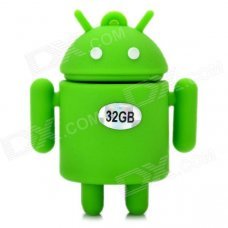 Android Robot Style USB 2.0 Flash Drive - Green (32GB) Android Robot Style USB 2.0 Flash Drive - Green (32GB)