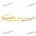 Decorative Sports Mind Car Sticker - Yellow + Red