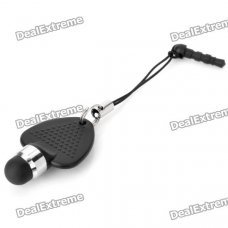 Mini Stylus Pen w/ 3.5mm Audio Jack for PS Vita / Capacitive Touch Screen Devices - Black