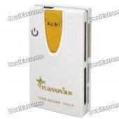 Multi-in-One USB 2.0 Memory Card Reader - White