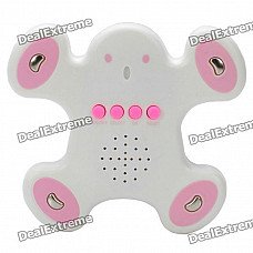 Human Body Interaction Music Playing Game Toy - White + Pink (2 x AA)