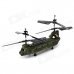 Mini Rechargeable 3-CH IR R/C Control Military Helicopter with Gyroscope - Army Green Mini Rechargeable 3-CH IR R/C Control Military Helicopter with Gyroscope - Army Green