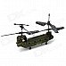 Mini Rechargeable 3-CH IR R/C Control Military Helicopter with Gyroscope - Army Green Mini Rechargeable 3-CH IR R/C Control Military Helicopter with Gyroscope - Army Green