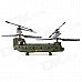 Mini Rechargeable 3-CH IR R/C Control Military Helicopter with Gyroscope - Army Green Mini Rechargeable 3-CH IR R/C Control Military Helicopter with Gyroscope - Army Green