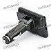 1.4" LCD Car MP3 Player FM Transmitter with SD / USB / TF - Black