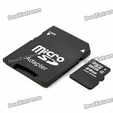 64GB Class4 TF Card w/ SD Card Adapter