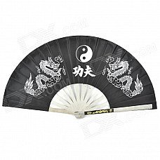 Kung Fu Performance Stainless Steel Folding Fan