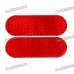 Car Vehicle Safety Reflective Stickers - Red (Size-L / Pair) Car Vehicle Safety Reflective Stickers - Red (Size-L / Pair)