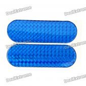 Car Vehicle Safety Reflective Stickers - Blue (Size-L / Pair)