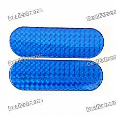 Car Vehicle Safety Reflective Stickers - Blue (Size-L / Pair)
