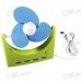 Desktop Cooling Fan 4-Port USB 1.1 Hub