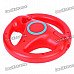 Plastic Racing Wheel Controller for Wii - Red