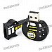 Novelty Silicone Guitar Style USB 2.0 Flash Drive - Black (16GB) Novelty Silicone Guitar Style USB 2.0 Flash Drive - Black (16GB)