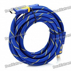 HDMI V1.4 HDMI Male to Male Connection Cable - Blue (500cm) HDMI V1.4 HDMI Male to Male Connection Cable - Blue (500cm)