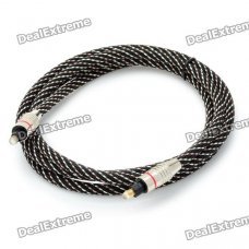 Digital Audio Optical Fiber Toslink Cable - Black (150cm) Digital Audio Optical Fiber Toslink Cable - Black (150cm)