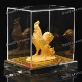 Gold Casting Display Decoration Collection Gift - Chinese Zodiac Rooster
