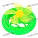 Plastic Folding Fan w/ USB Charging Cable for Computer - Green (5-Fan-Blade, 92cm) Plastic Folding Fan w/ USB Charging Cable for Computer - Green (5-Fan-Blade, 92cm)
