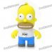 The Simpsons Homer Simpson Figure Style USB 2.0 Flash Drive - Yellow (8GB) The Simpsons Homer Simpson Figure Style USB 2.0 Flash Drive - Yellow (8GB)