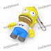 The Simpsons Homer Simpson Figure Style USB 2.0 Flash Drive - Yellow (8GB) The Simpsons Homer Simpson Figure Style USB 2.0 Flash Drive - Yellow (8GB)