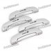 Auto Car Door Guard Protector Sticker - Silver (4 Pieces Pack) Auto Car Door Guard Protector Sticker - Silver (4 Pieces Pack)