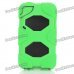 Robot Style Protective Plastic & Silicone Back Case for Ipod Touch 4 - Green Robot Style Protective Plastic & Silicone Back Case for Ipod Touch 4 - Green