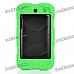 Robot Style Protective Plastic & Silicone Back Case for Ipod Touch 4 - Green Robot Style Protective Plastic & Silicone Back Case for Ipod Touch 4 - Green
