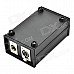 SHENGGU HD-48 XLR Interface 48V Phantom Power Supply for Condenser Microphone - Black (AC 200~250V)
