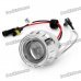 Universal Motorcycle HID 6000K White Projector Light - Silver
