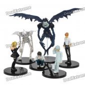 Death Note Yagami Light Ryuk Near Kira Misa L Figures Set (6-Piece)