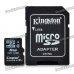 Genuine Kingston Micro SD / TF Memory Card w/ SD Adapter - 8GB (Class 4) Genuine Kingston Micro SD / TF Memory Card w/ SD Adapter - 8GB (Class 4)