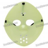 Glow-in-the-Dark Halloween Jason Full Face Mask - Green