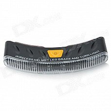 2.4GHz Waterproof Wireless Helmet 8-LED Brake and Turn Light Lamp - Black 2.4GHz Waterproof Wireless Helmet 8-LED Brake and Turn Light Lamp - Black