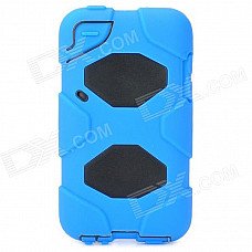 Robot Style Protective Plastic Case w/ Silicone Cover for Ipod Touch 4 - Blue Robot Style Protective Plastic Case w/ Silicone Cover for Ipod Touch 4 - Blue