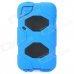 Robot Style Protective Plastic Case w/ Silicone Cover for Ipod Touch 4 - Blue Robot Style Protective Plastic Case w/ Silicone Cover for Ipod Touch 4 - Blue