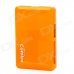 Mini COMBO USB2.0 3-Port HUB SD / MicroSD / TF / MS / M2 Card Reader - Orange (32GB) Mini COMBO USB2.0 3-Port HUB SD / MicroSD / TF / MS / M2 Card Reader - Orange (32GB)
