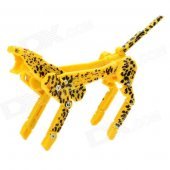 Cool Leopard Transformer USB 2.0 Flash Drive - Yellow + Black (8GB)