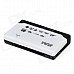 6-in-1 Card Reader with LED Indicator - Black + White 6-in-1 Card Reader with LED Indicator - Black + White