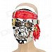 Electroplating Silver Pirate Skull Face Mask Electroplating Silver Pirate Skull Face Mask