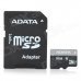 ADATA Micro SD / TF Memory Card w/ SD Adapter - 16GB (Class 10) ADATA Micro SD / TF Memory Card w/ SD Adapter - 16GB (Class 10)