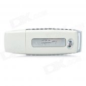 G3 USB Rechargeable Voice Recorder - White + Silver (8GB)