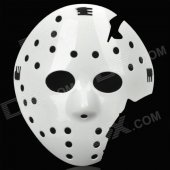 Stylish Multi-hole Broken Face Mask - White