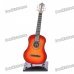Mini Handheld 17" 6-String Electric Guitar Toy - Random Color (2*AA)