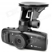5.0MP Wide Angle Car DVR Camcorder w/ HDMI / TF / GPS Logger - Black (1.5" TFT)
