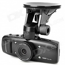 5.0MP Wide Angle Car DVR Camcorder w/ HDMI / TF / GPS Logger - Black (1.5" TFT)