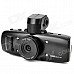 5.0MP Wide Angle Car DVR Camcorder w/ HDMI / TF / GPS Logger - Black (1.5" TFT)