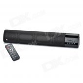 1.5'' Display Royqueen Katiusha H3000 Portable Speaker w/ FM/SD/USB - Black